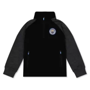 Image of Source Lab City FC quarter Zip Jacket 2022/2023 Juniors - Black