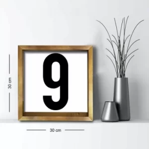 Image of 3030AHS-0112a Multicolor Decorative Framed MDF Painting