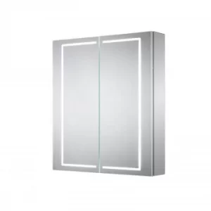 Image of Bathstore Castor Double Door LED Mirror Cabinet