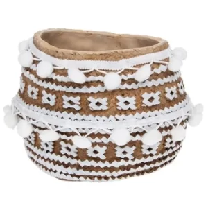 Image of Pampas Aztec Planter Natural Large