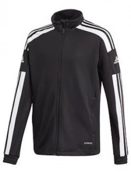 Image of Boys, adidas Youth Squad 21 Training Jacket, Black, Size 7-8 Years