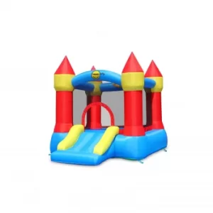 Image of Happy Hop Bouncy Castle With Slide And Hoop