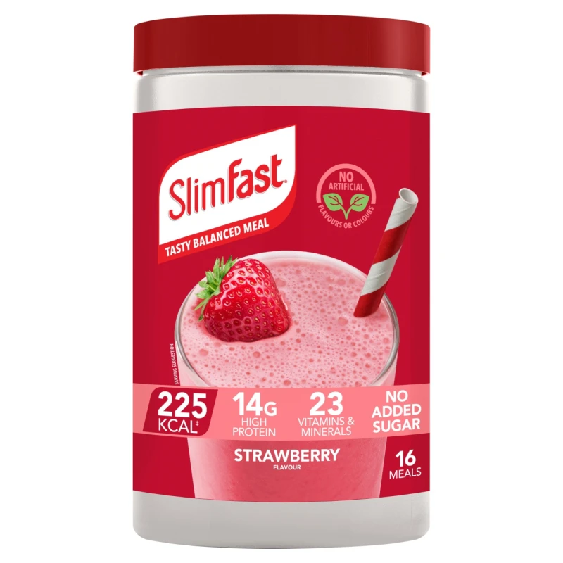 Image of SlimFast Powder Strawberry 584g Clear