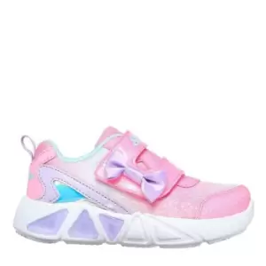 Image of Skechers Tri-Brights Lil Gleam Girls Trainers - Pink