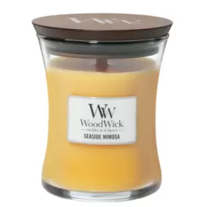 Image of Woodwick Seaside Mimosa Scented Candle 275g
