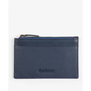 Image of Barbour Avalon Leather Card Holder - Blue