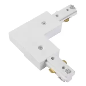Image of Culina TOR L-Connector Single Circuit Track White