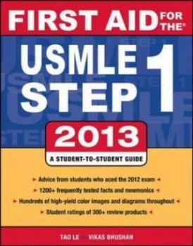 Image of First Aid for the Usmle Step 1 2013 by Tao Le Paperback