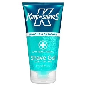 Image of King of Shaves AlphaGel Shave Gel Anti Bacterial 150ml