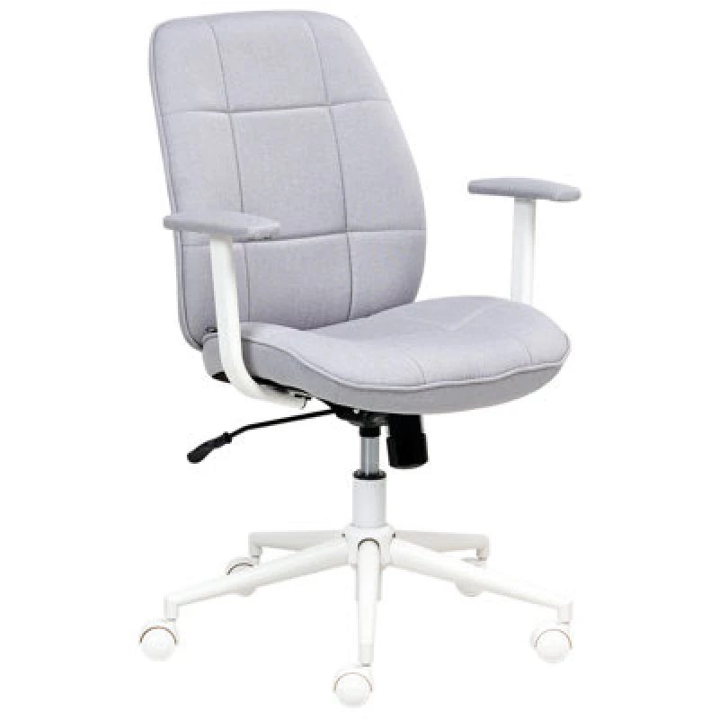 Image of Beliani Office Chair Carlton Fabric Grey