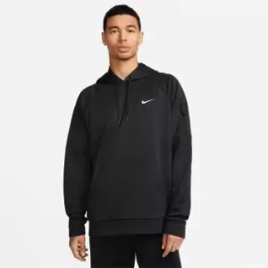 Image of Nike Therma Mens Therma-FIT Hooded Fitness Pullover - Black