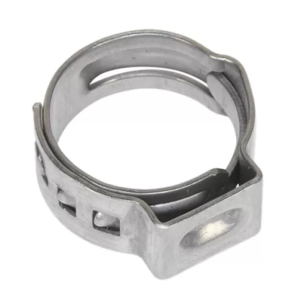 Image of Genuine SEALEY OCSE1113 O-Clip Single Ear Ø11.8-13.8mm Pack of 25