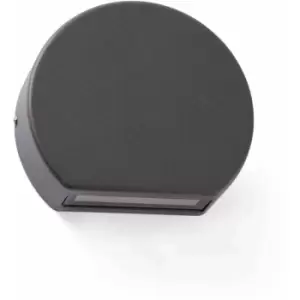 Image of Pill dark gray garden wall replica