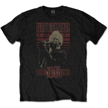 Image of Billy Idol - Flesh Unisex Medium T-Shirt - Black