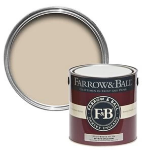 Image of Farrow & Ball Estate Joa's white No. 226 Matt Emulsion Paint 2.5L