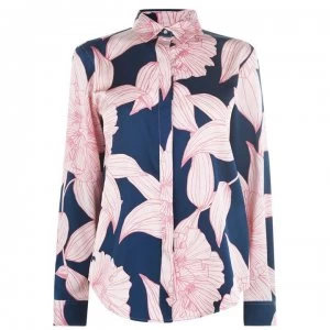 Image of DKNY Print Blouse - Pink PASSION