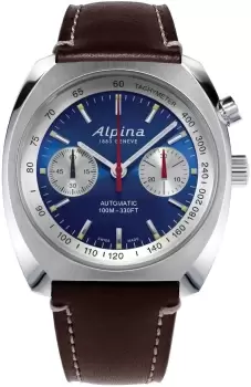 Image of Alpina Watch Startimer Pilot Heritage Chronograph Blue