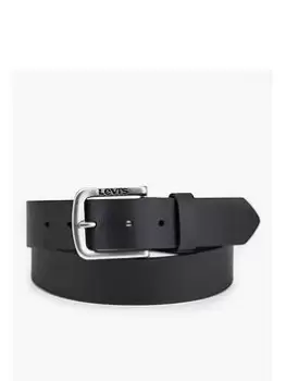 Image of Levis Seine Leather Belt - Black