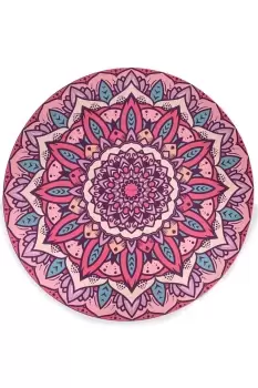 Image of Round Mandala Yoga Mat - 139cm Diameter