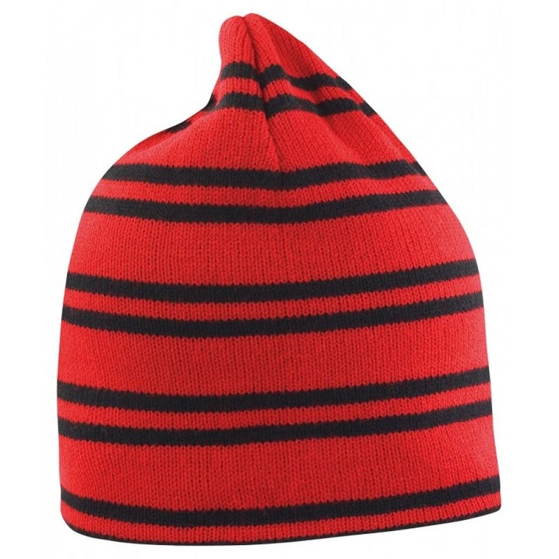 Image of Result Result Men Team Reversible Beanie in Red Red One Size Male 5063425958337