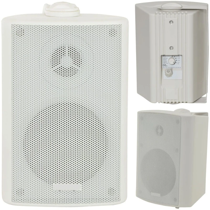 Image of Loops Garden Party BBQ Outdoor Speaker Kit Wireless Mini Stereo Amp & 4 White Speakers White unisex