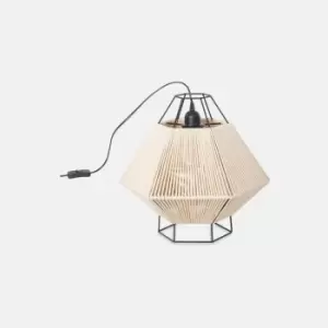 Image of Legato Floor Lamp Black Beige 1x E27