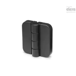 Image of ELESA CFQ Hinges with screw-covers Technopolymer Pass-through holes for counters