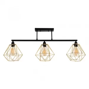 Image of Fillatt Steampunk Fitting in Black with Diablo Shades in Gold