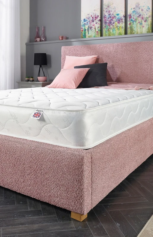 Image of Aspire Aspire 3 Layer Memory Foam Hybrid Mattress in White Size: Small Double White Small Double Unisex 5057632155900