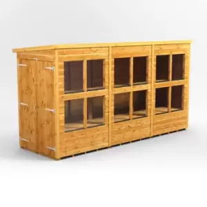 Image of 12X4 Power Pent Potting Shed With Double Doors