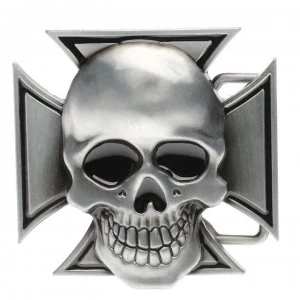 Image of Jilted Generation Belt Buckle - Cross/Skull