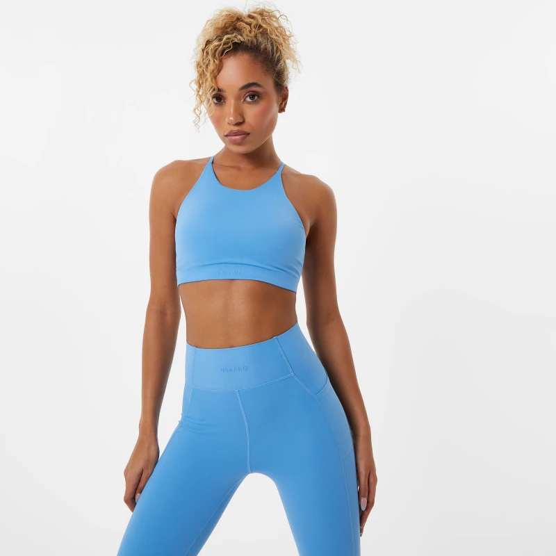 Image of USA Pro Strappy Bra - Blue Blue 8