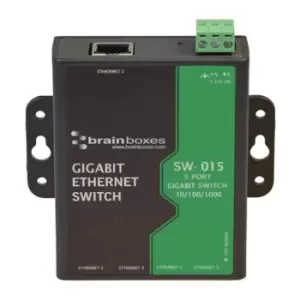 Image of Brainboxes SW-015 network switch Unmanaged Gigabit Ethernet...