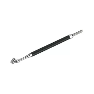 Image of Genuine SEALEY TST/PG4 Tyre Pressure Gauge Deluxe Twin Push-On Connector
