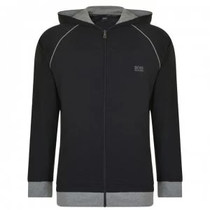 Image of Hugo Boss Mix and Match Zip Through Hoodie Black Size M Men