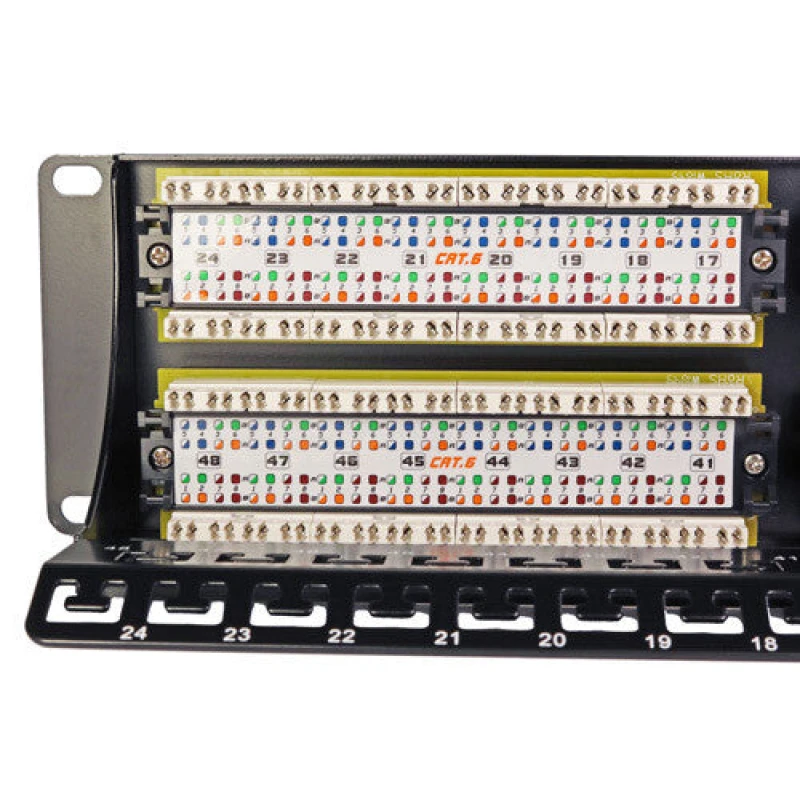 Image of Cablenet Cablenet 48 Port Cat6 UTP 2u Patch Panel 72-3684