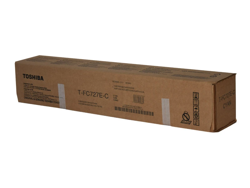 Image of Toshiba 6AK00000444/T-FC727EC Toner cyan. 39.2K pages for Toshiba E-St