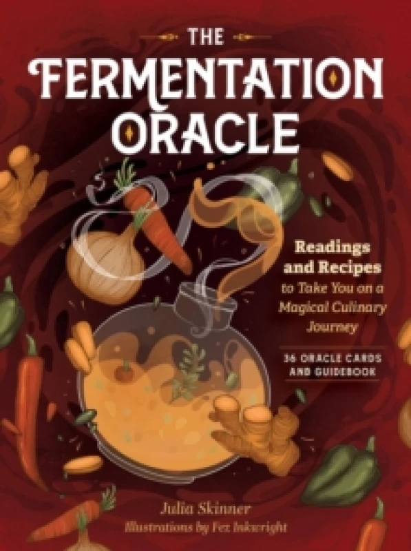 Image of The Fermentation Oracle : Readings and Recipes to Take You on a Magical Culinary Journey; 36 Oracle Cards and Guidebook Hardback