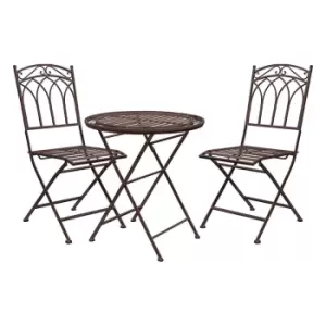 Image of Crossland Grove Bicester Outdoor Bistro Set Ember