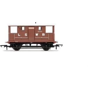 Image of Hornby LSWR, 20T 'New Van' Goods Brake Van, 10124 - Era 2 Model Train