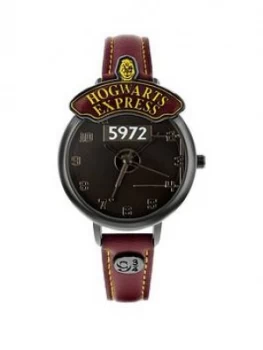 Image of Harry Potter Harry Potter Hogwarts Express Dial Faux Leather Strap Watch