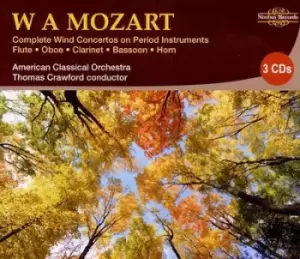 Image of Wolfgang Amadeus Mozart - Mozart: Complete Wind Concertos On Period Instruments CD Album - Used