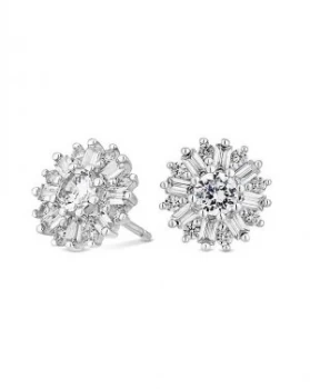 Image of Simply Silver Snowflake Stud Earring