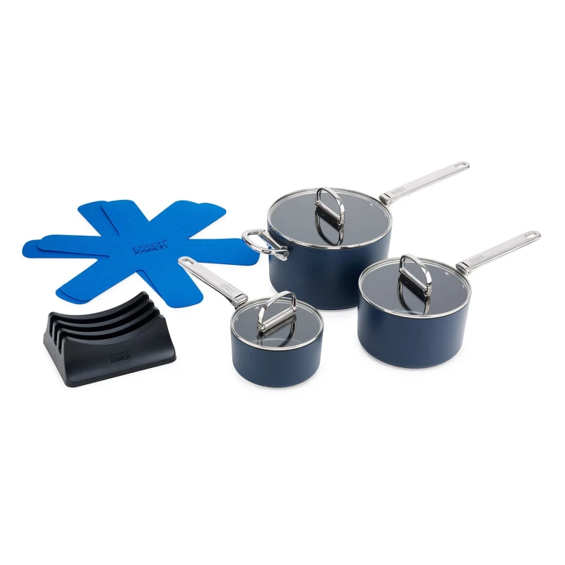 Image of Joseph Joseph Space 6 Piece Saucepan Set