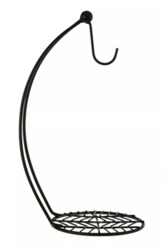 Image of Interiors by Premier Vertex Black Powder Coat Banana Hanger Black