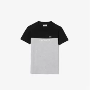 Image of Lacoste Block Tshirt - Grey
