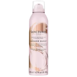 Image of Sanctuary Spa White Lily and Damask Rose Shower Burst 200ml