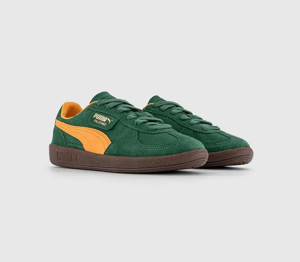 Image of Puma Palermo Trainers Vine Clementine Red, 7