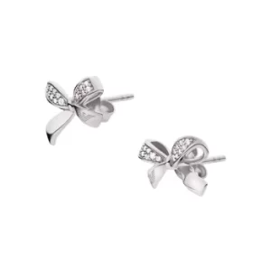 Image of Ladies Emporio Armani Sterling Silver Stud Earring