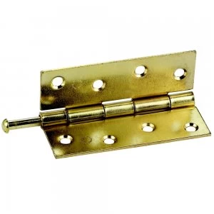 Image of Select Hardware Butt Hinges Steel Electro Brass 38mm 2 Pack